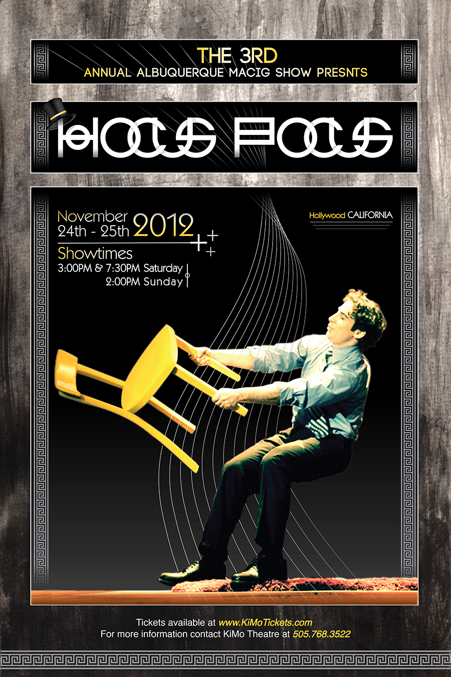 Design de Poster par ozanarici pour Show Monkey Productions | Design #1071389