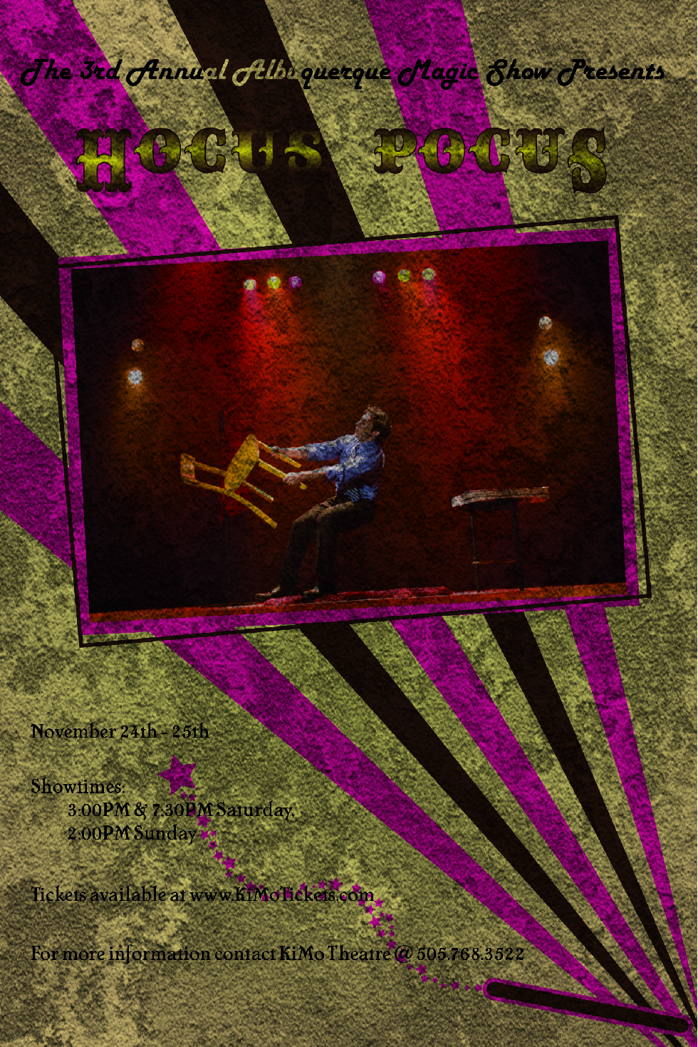 Poster Design by iP@l for Show Monkey Productions | Design #1087737