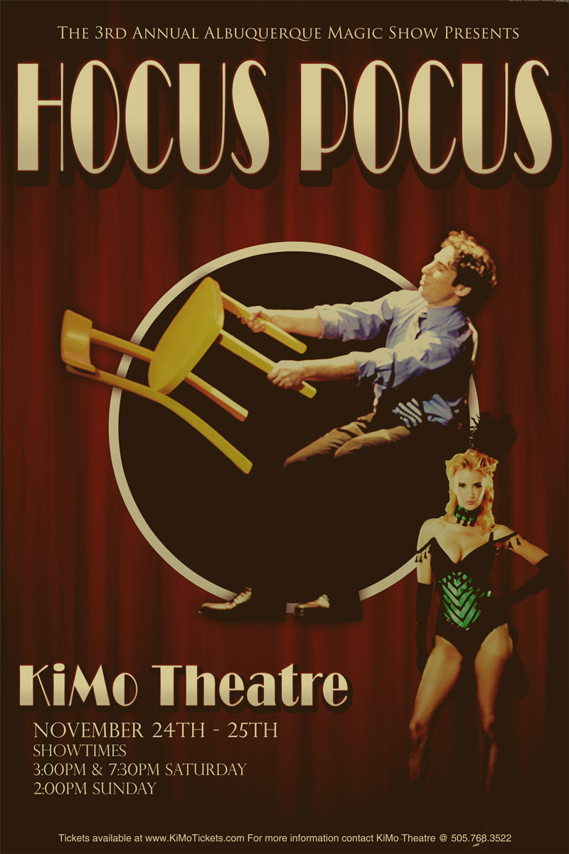 Diseño de Póster por Holmslice Graphic Design para Show Monkey Productions | Diseño #1089898