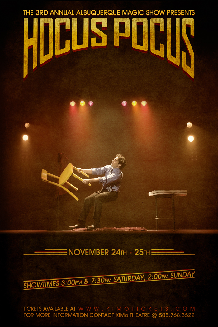 Poster Design by Kivistö Design for Show Monkey Productions | Design #1182612