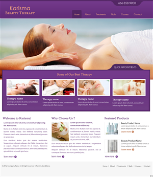 Web Design by pb for this project | Design: #1034994