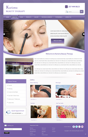 Web Design by pb for this project | Design: #1035970