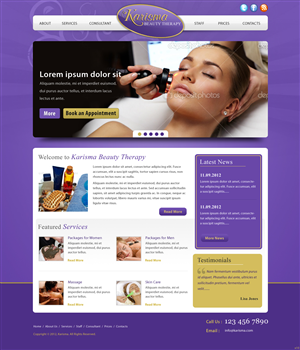Web Design by pb for this project | Design: #1040359