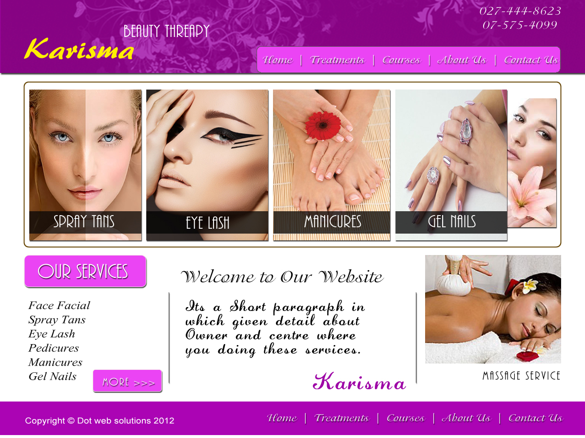 Web Design by Zohair Shah for this project | Design #1024665