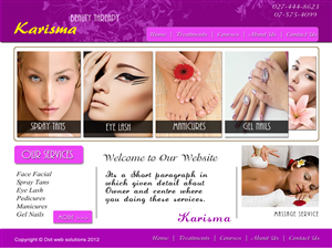 Web Design by Zohair Shah for this project | Design: #1024665
