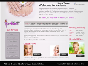 Web Design by Zohair Shah for this project | Design: #1027936