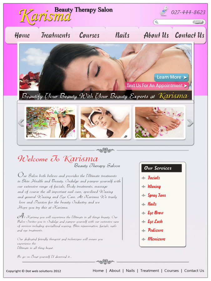 Web Design by Zohair Shah for this project | Design #1046417