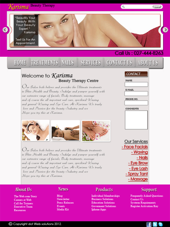 Web Design by Zohair Shah for this project | Design #1063021