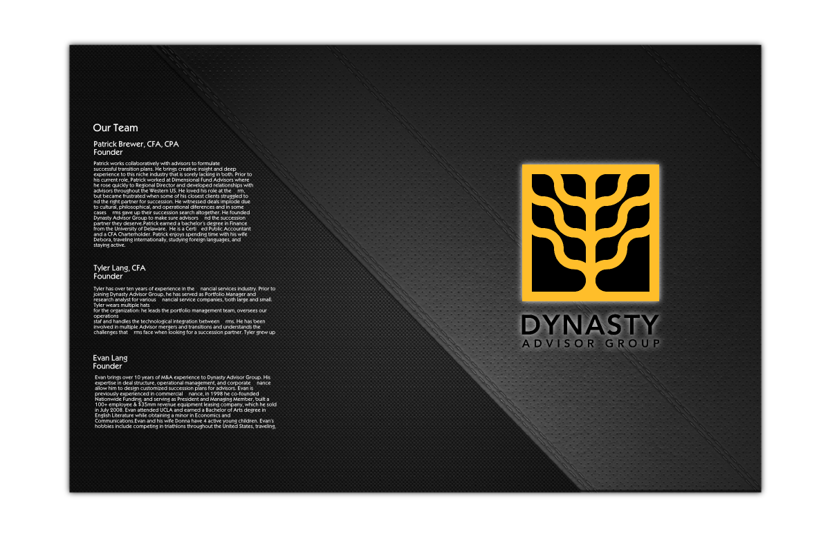 Design de Brochure par Giovanni pour ce projet | Design #3844528