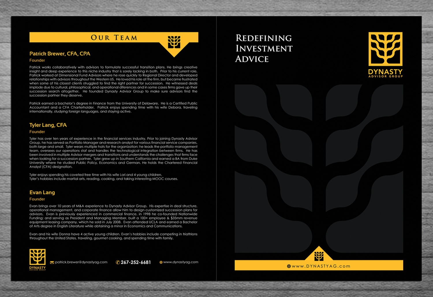 Brochure Design by Sbss for this project | Design #3860827