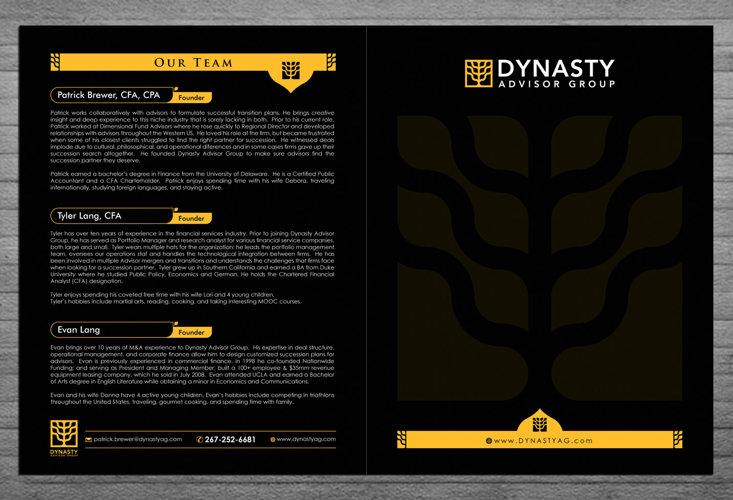 Brochure Design by Sbss for this project | Design #3872544