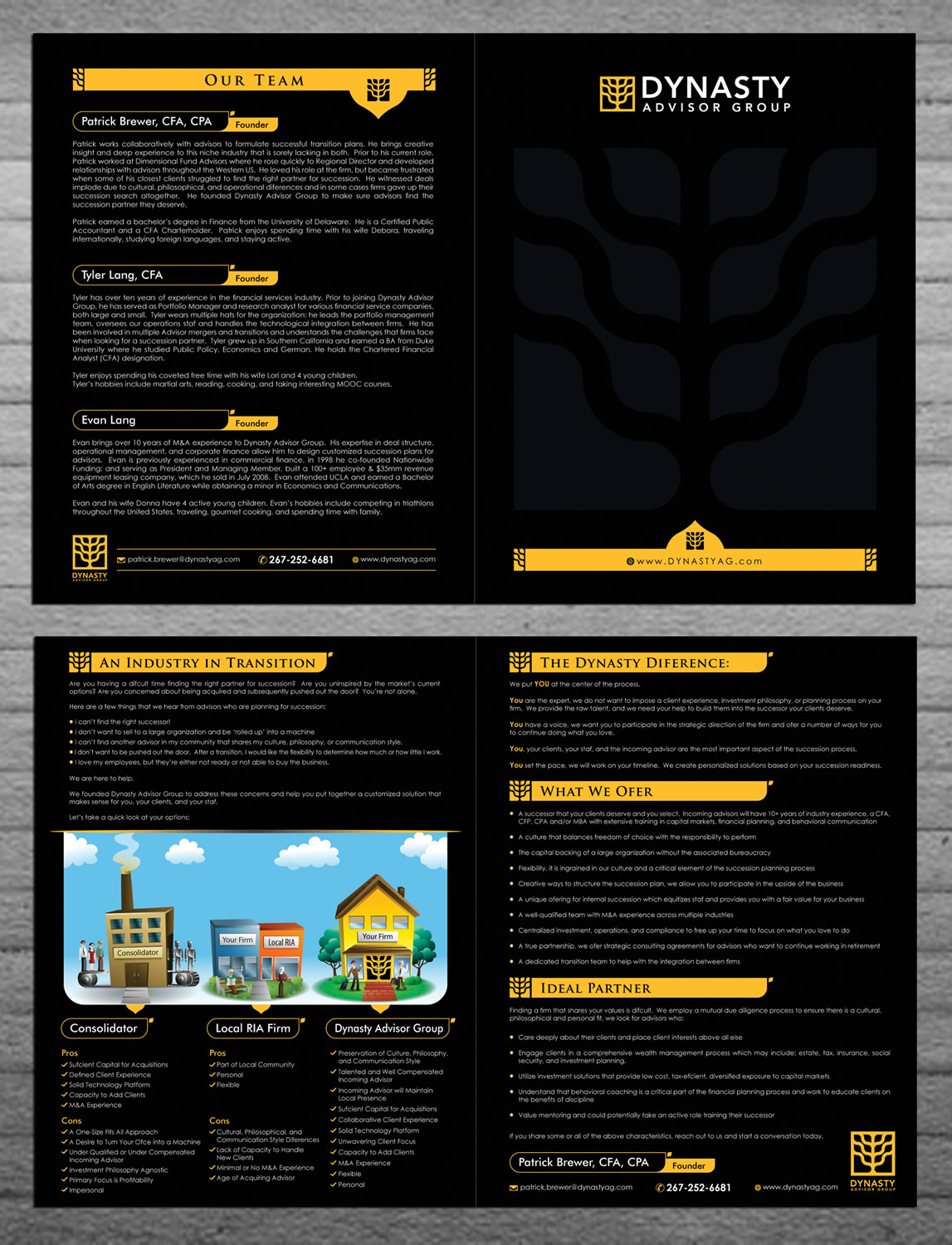 Brochure Design by Sbss for this project | Design #3877556