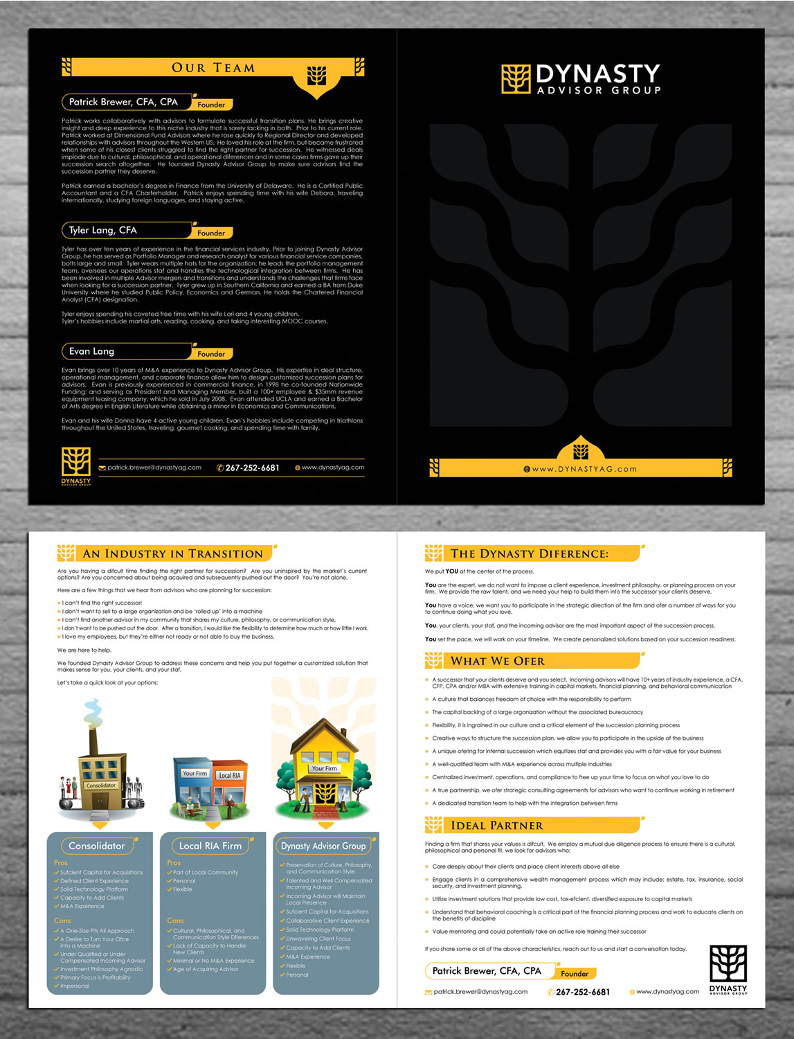 Brochure Design by Sbss for this project | Design #3893886