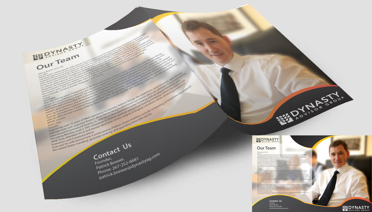 Brochure Design by nafizrahat for this project | Design #3865048