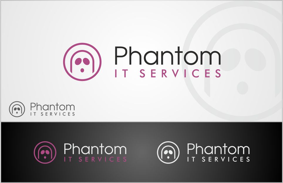 Diseño de Logo por Matei Sergiu para Phantom IT Services | Diseño #3847474