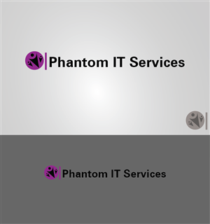 Logo Design by Z.A for Phantom IT Services | Design: #3835923