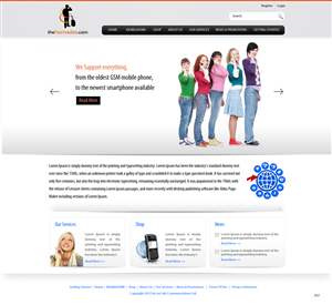 Web Design by pb for this project | Design: #1023669
