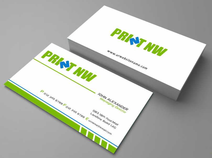 Business Card Design by AwsomeD for PrintNW | Design #3830151