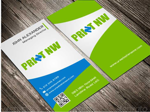 Business Card Design by AwsomeD for PrintNW | Design: #3830157
