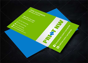 Business Card Design by AwsomeD for PrintNW | Design: #3830160