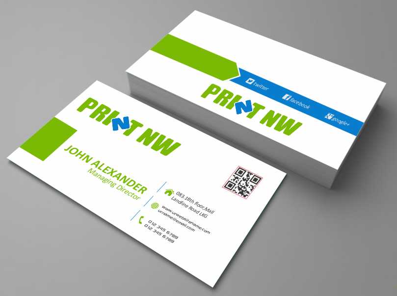 Design de Carte de Visite par AwsomeD pour PrintNW | Design #3830167