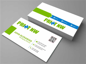 Business Card Design by AwsomeD for PrintNW | Design: #3830167