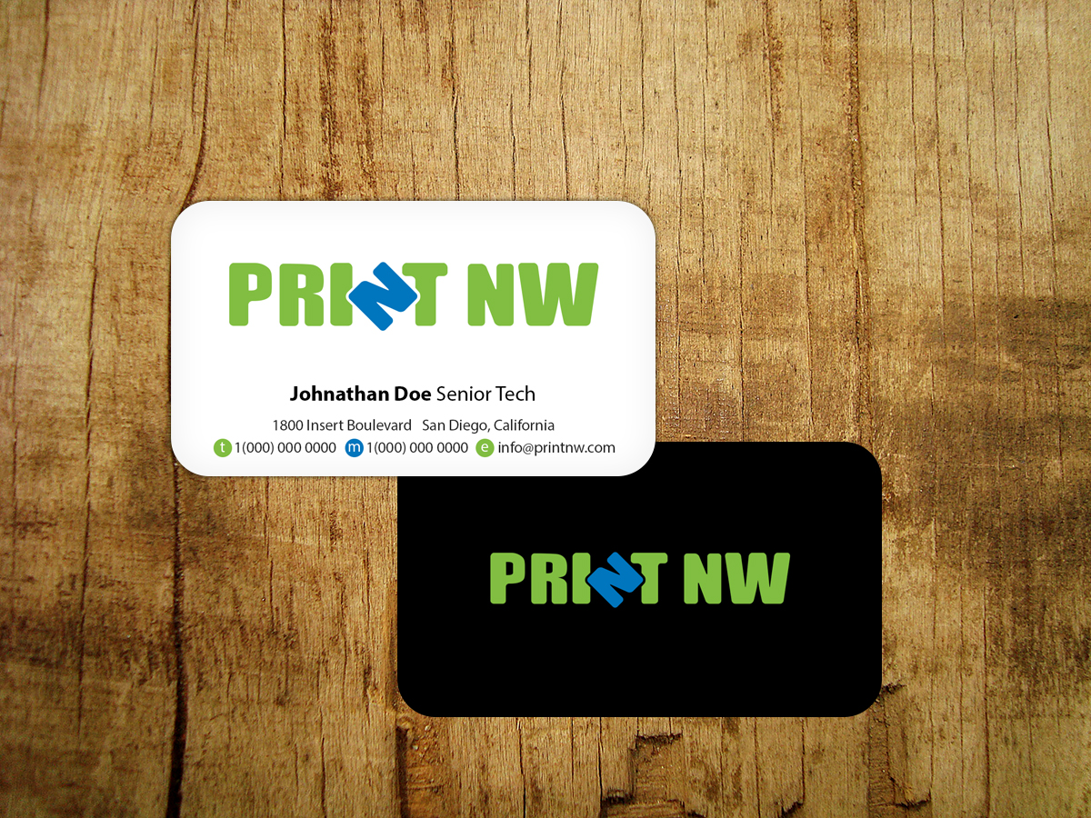 Business Card Design by Noble1 for PrintNW | Design #3828068