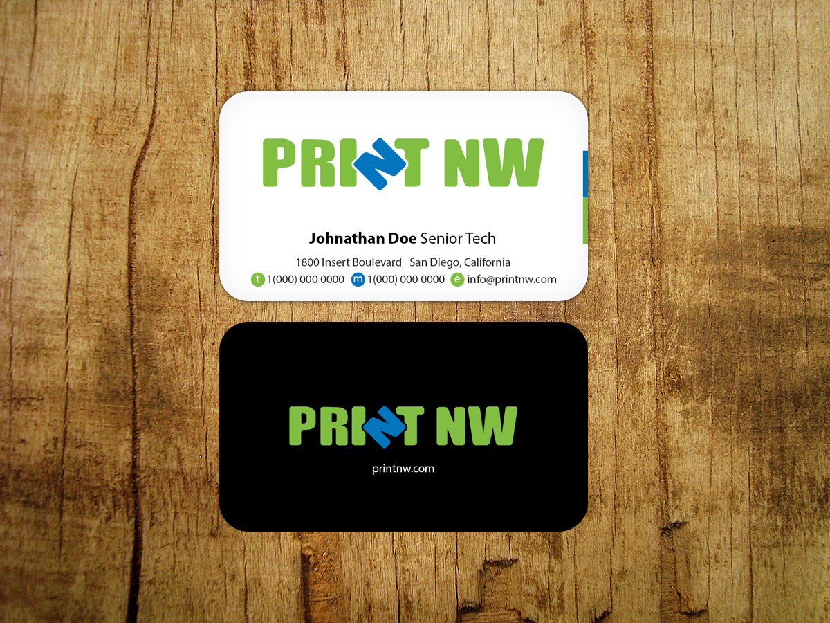 Business Card Design by Noble1 for PrintNW | Design #3828488
