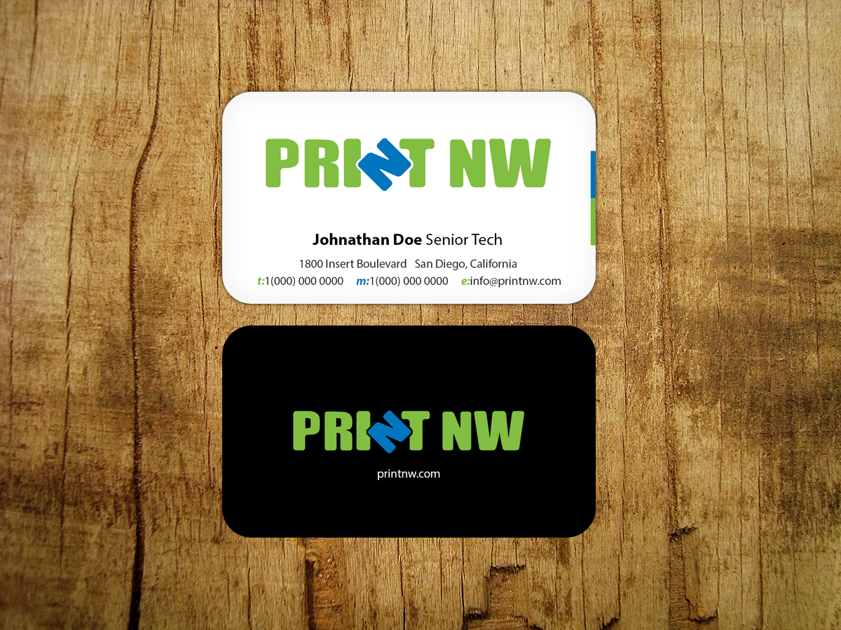 Business Card Design by Noble1 for PrintNW | Design #3828814