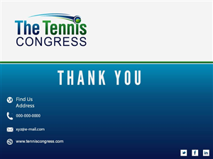 PowerPoint-Design von moreslides für US Tennis Congress | Design: #3861714