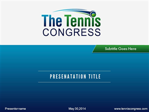 PowerPoint-Design von moreslides für US Tennis Congress | Design: #3861758