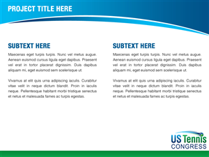 PowerPoint-Design von Best Design Hub für US Tennis Congress | Design: #3828507