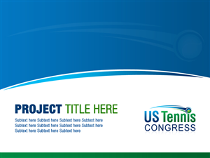 PowerPoint-Design von Best Design Hub für US Tennis Congress | Design: #3839784