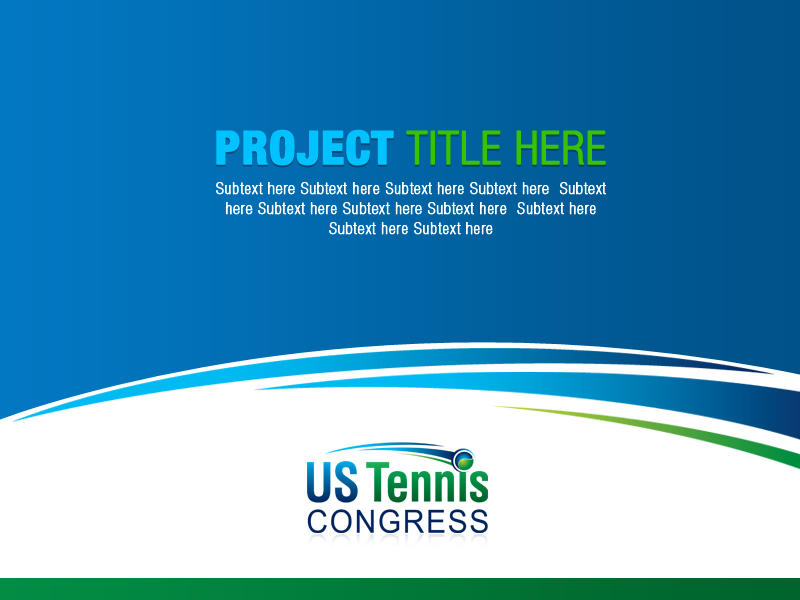 PowerPoint-Design von Best Design Hub für US Tennis Congress | Design #3839786