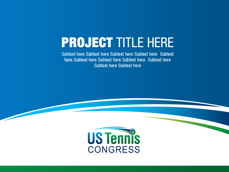 PowerPoint-Design von Best Design Hub für US Tennis Congress | Design #3839791