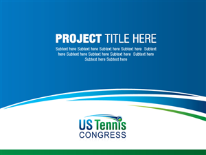 PowerPoint-Design von Best Design Hub für US Tennis Congress | Design: #3839791
