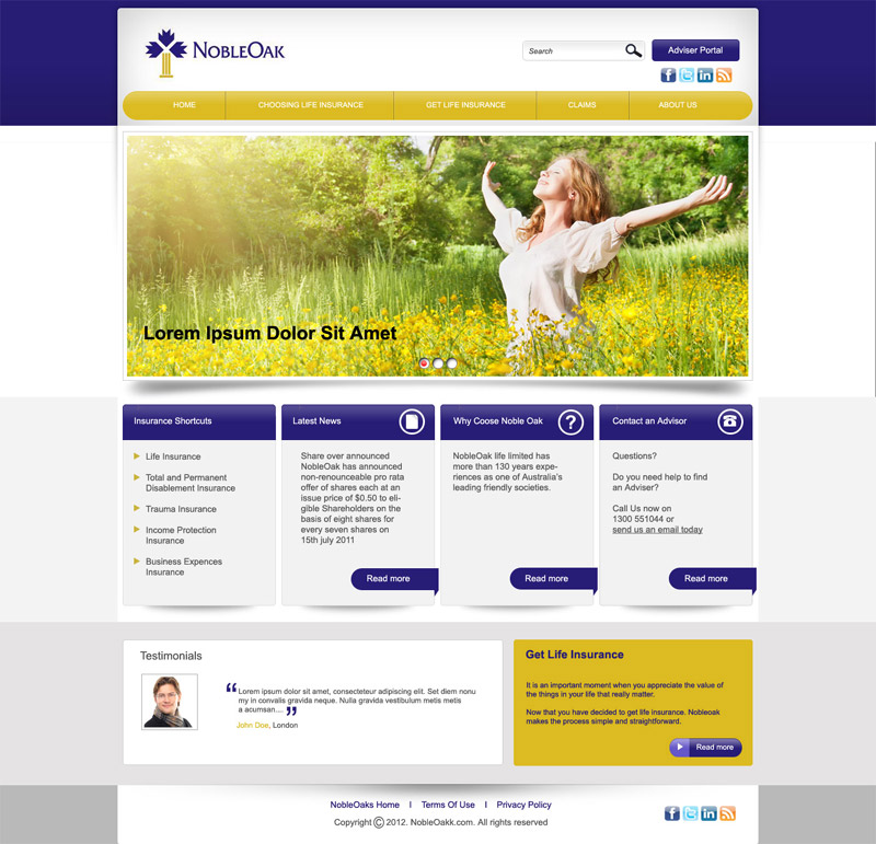 Web-Design von DesignXyz für dieses Projekt | Design #1044362