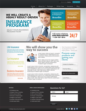 Web Design par Oxygen Creatives pour ce projet | Design : #1026350