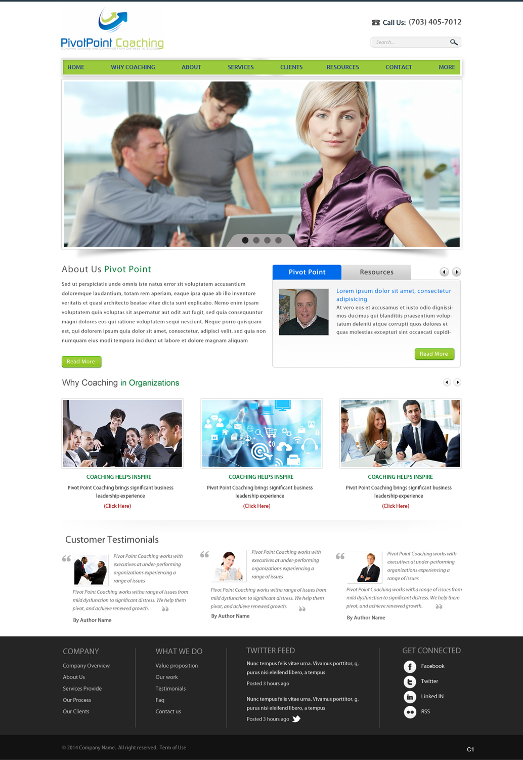 Wordpress Design by pb for Bayside South LLC | Design #3860581