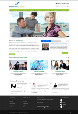 Wordpress Design by pb for Bayside South LLC | Design: #3860581