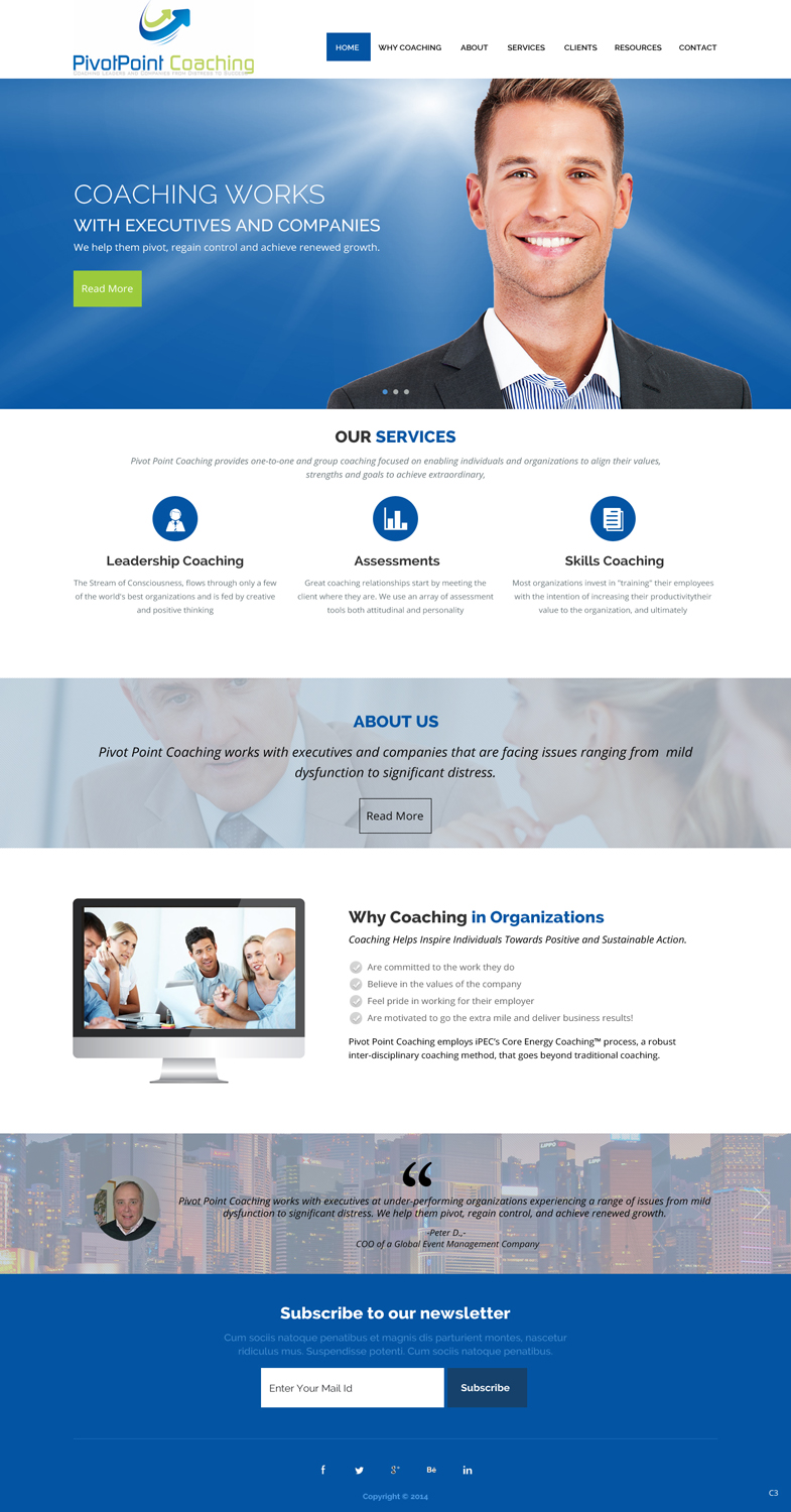 Wordpress Design by pb for Bayside South LLC | Design #3860584