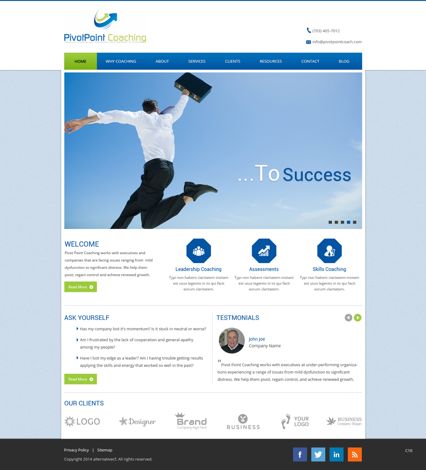 Wordpress Design by pb for Bayside South LLC | Design #3860683