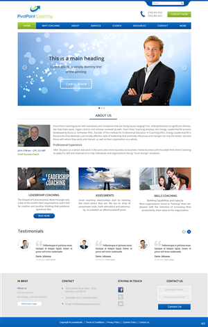 Wordpress Design by pb for Bayside South LLC | Design: #3860687