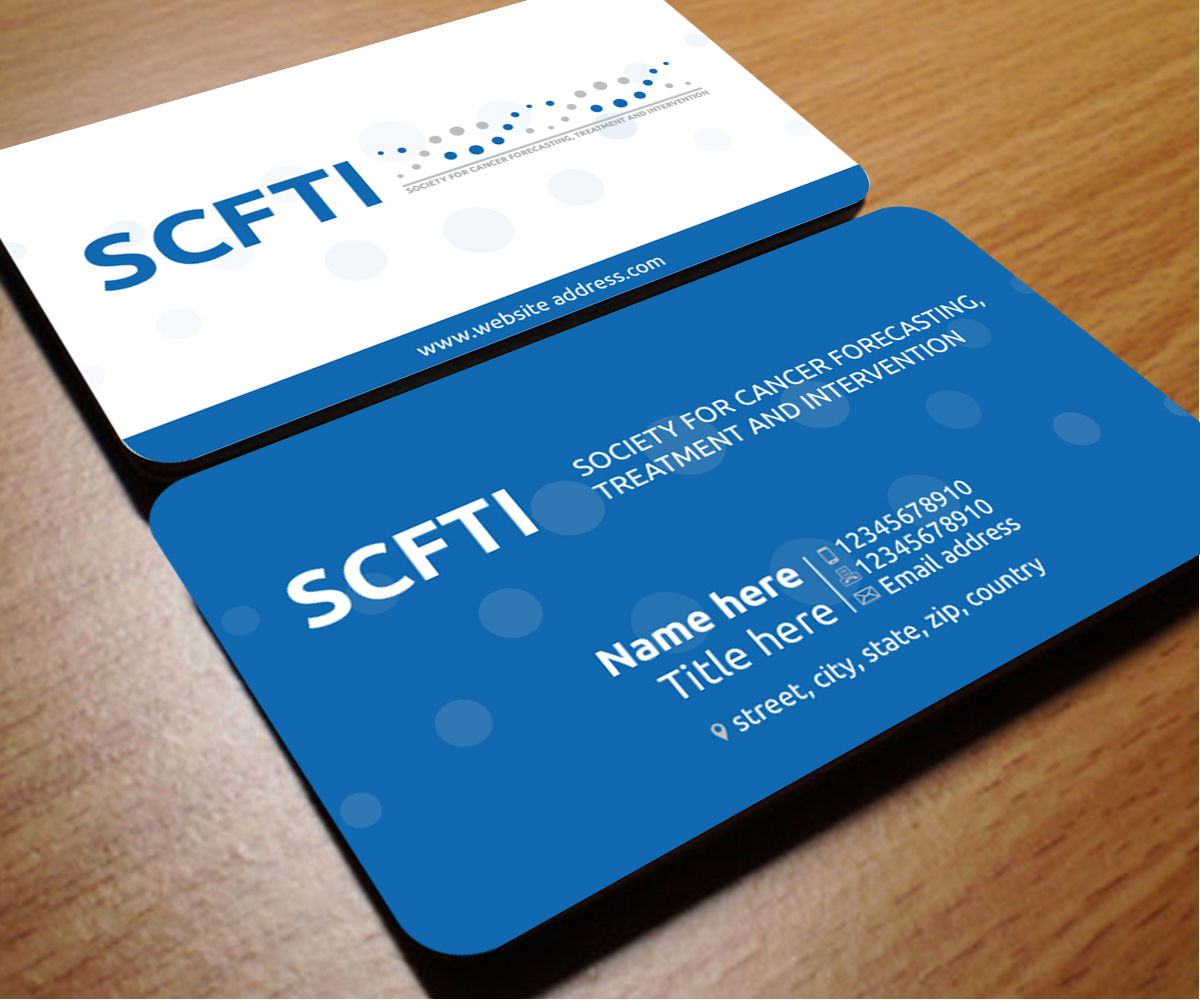 Business Card Design by Aaaron for Society for Cancer Forecasting Treatment and Intervention | Design #3841997