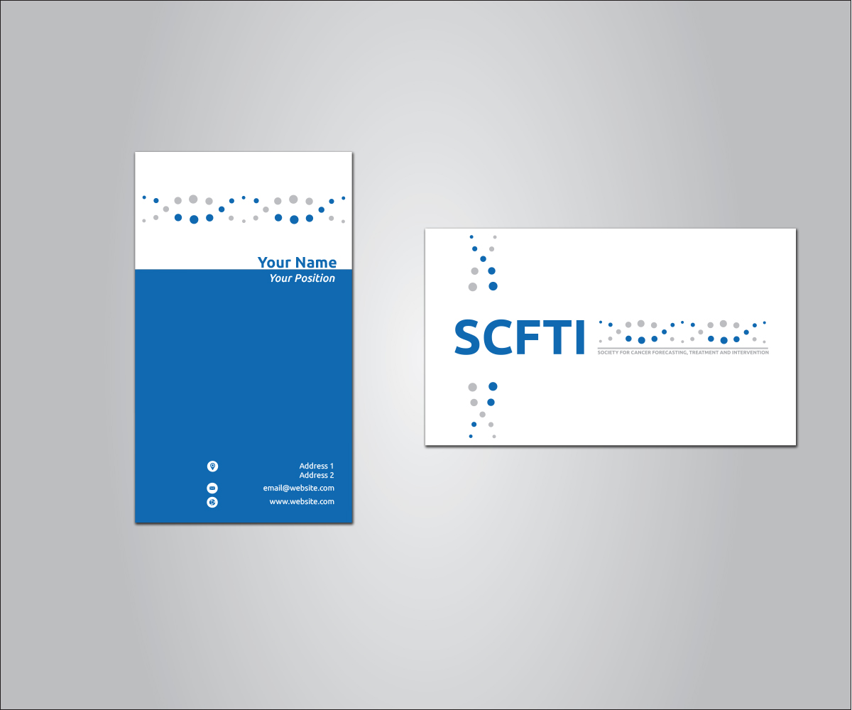 Diseño de Tarjeta de Presentación por Atomic Design Lab para Society for Cancer Forecasting Treatment and Intervention | Diseño #3837732