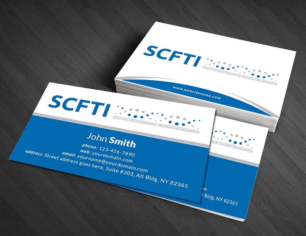 Diseño de Tarjeta de Presentación por  Artman para Society for Cancer Forecasting Treatment and Intervention | Diseño #3858186