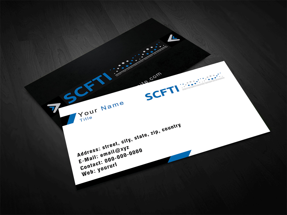 Visitenkarten-Design von Riz' für Society for Cancer Forecasting Treatment and Intervention | Design #3828745