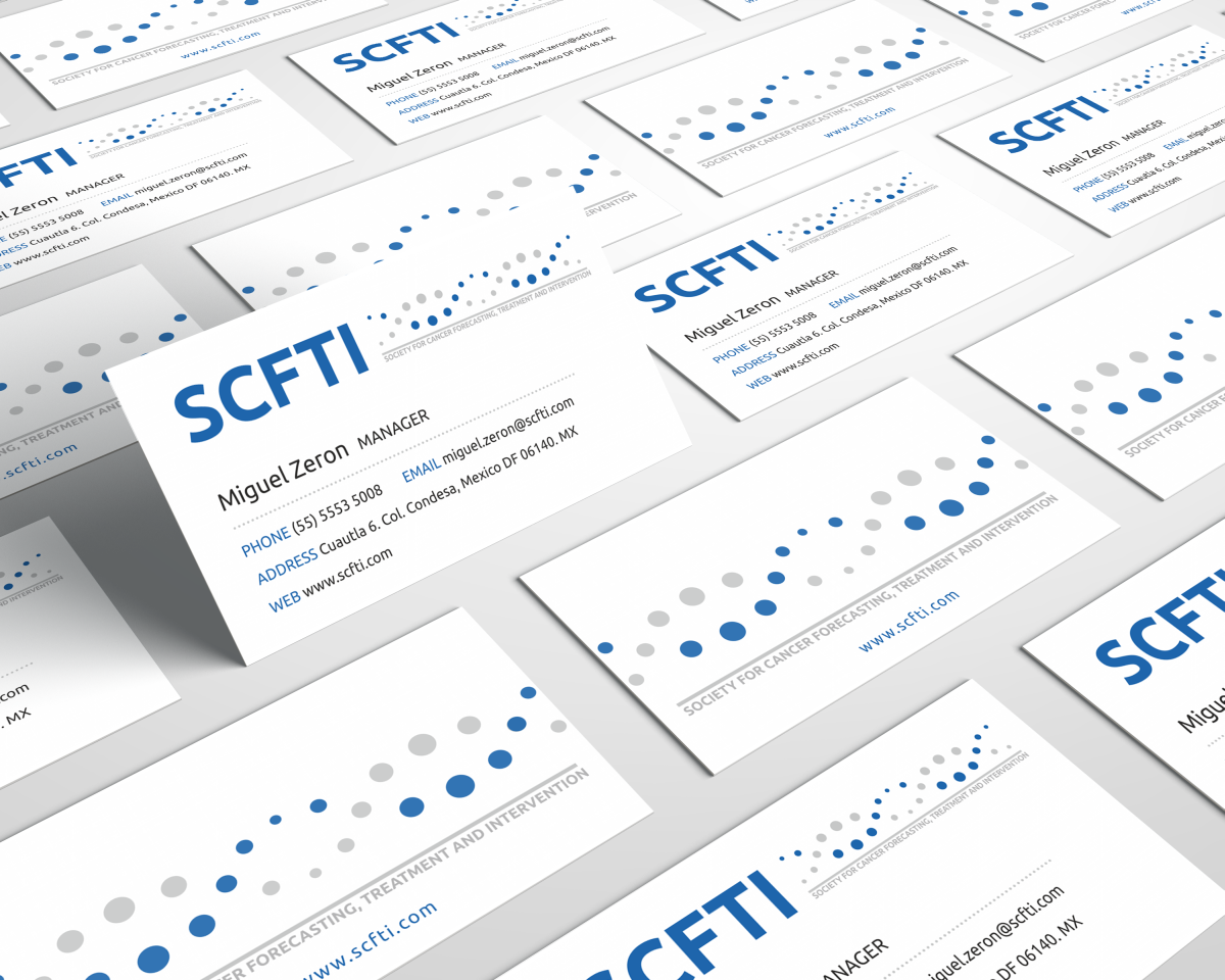 Business Card Design by HYPdesign for Society for Cancer Forecasting Treatment and Intervention | Design #3830924