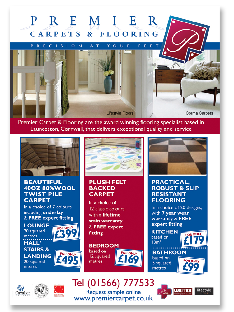 Design Publicitaire par paperbutterfly pour Premiercarpets & flooring | Design #1017740