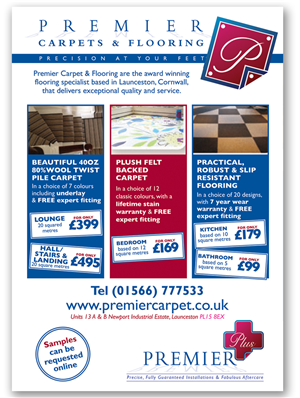 Advertisement Design by paperbutterfly for Premiercarpets & flooring | Design #1024224
